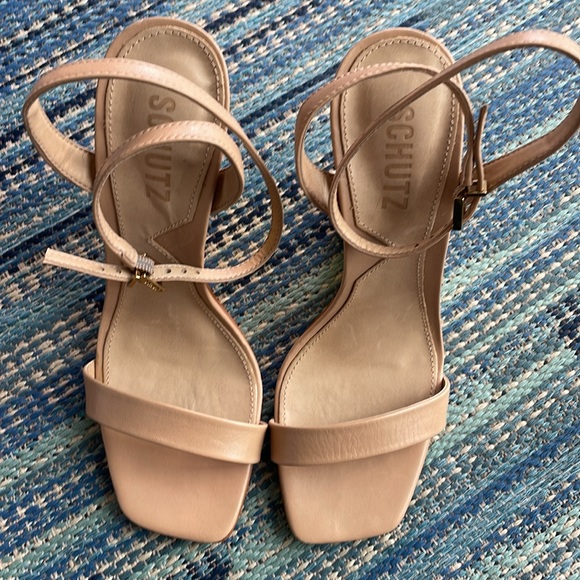 SCHUTZ FILIPA SANDAL -TRUE BEIGE SIZE 6 - Picture 6 of 10